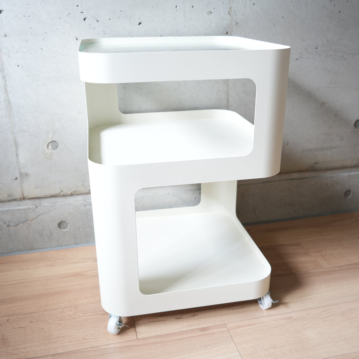 可動式スクエアサイド収納テーブル kocol