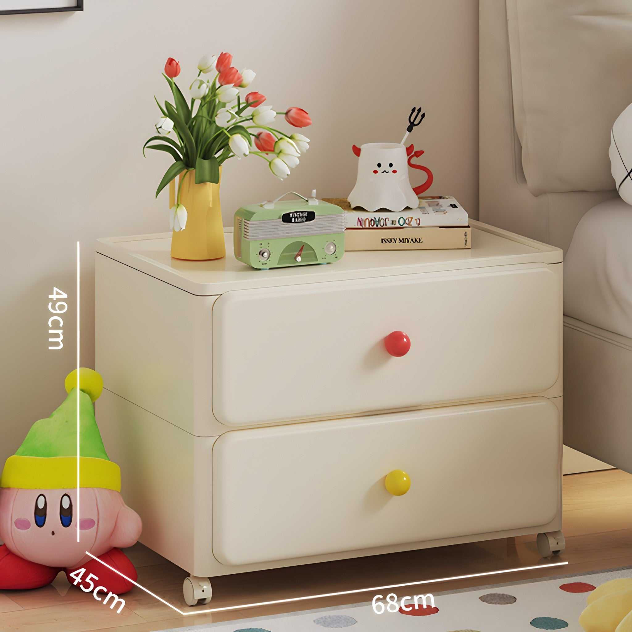 Pop Color Rolling Chest