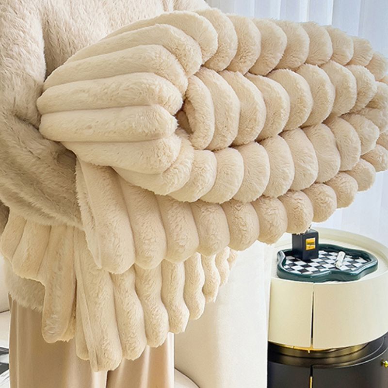 サンゴフリース ブランケット 