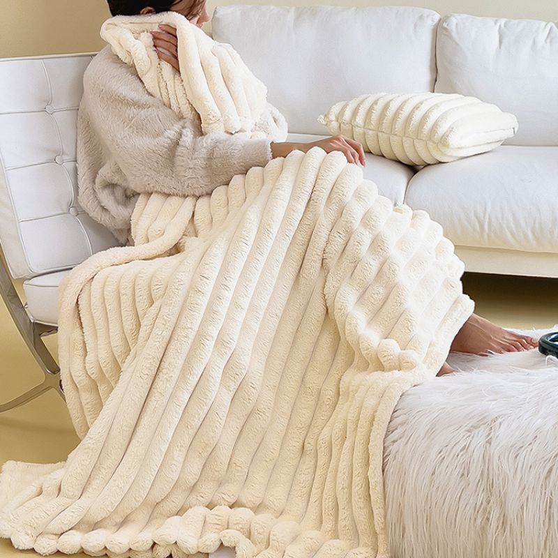 サンゴフリース ブランケット 