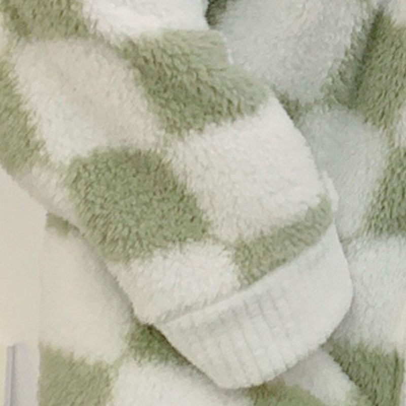 コーラルフリース チェック柄 ルームウェア kocol