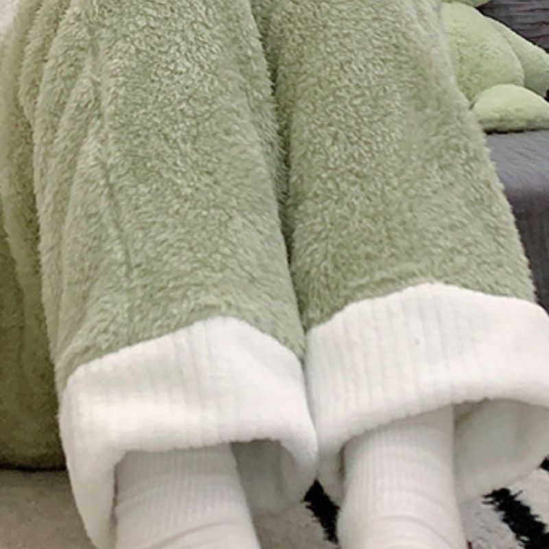 コーラルフリース チェック柄 ルームウェア kocol