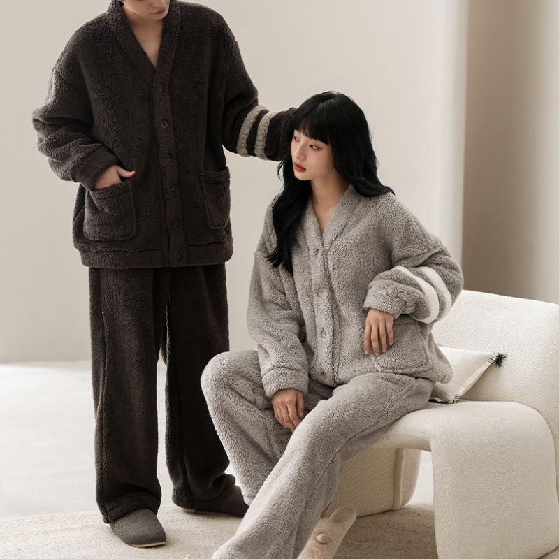 ユニセックス ライン もこもこルームウェア kocol