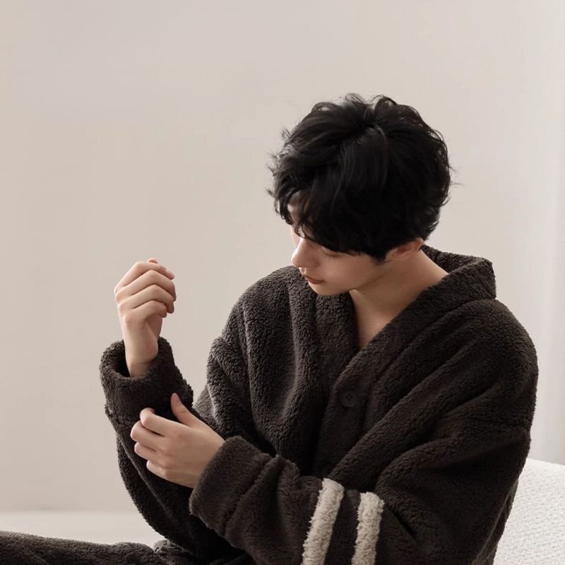 ユニセックス ライン もこもこルームウェア kocol