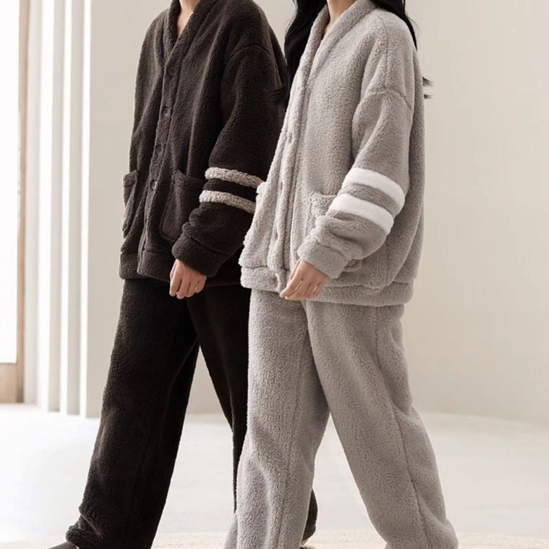 ユニセックス ライン もこもこルームウェア kocol