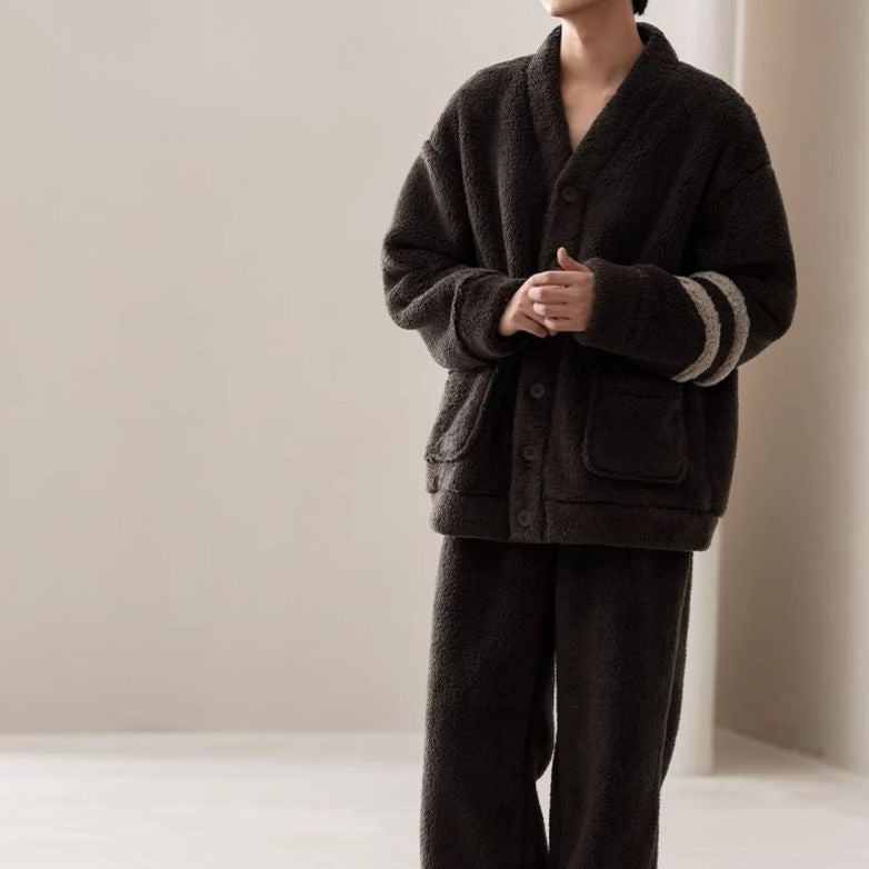 ユニセックス ライン もこもこルームウェア kocol