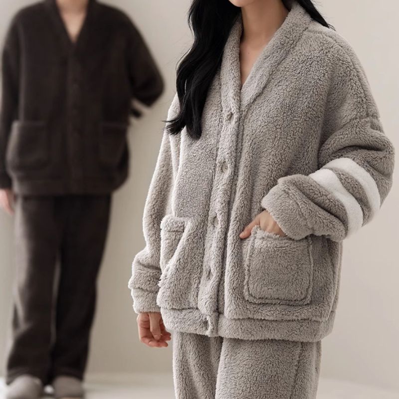 ユニセックス ライン もこもこルームウェア kocol