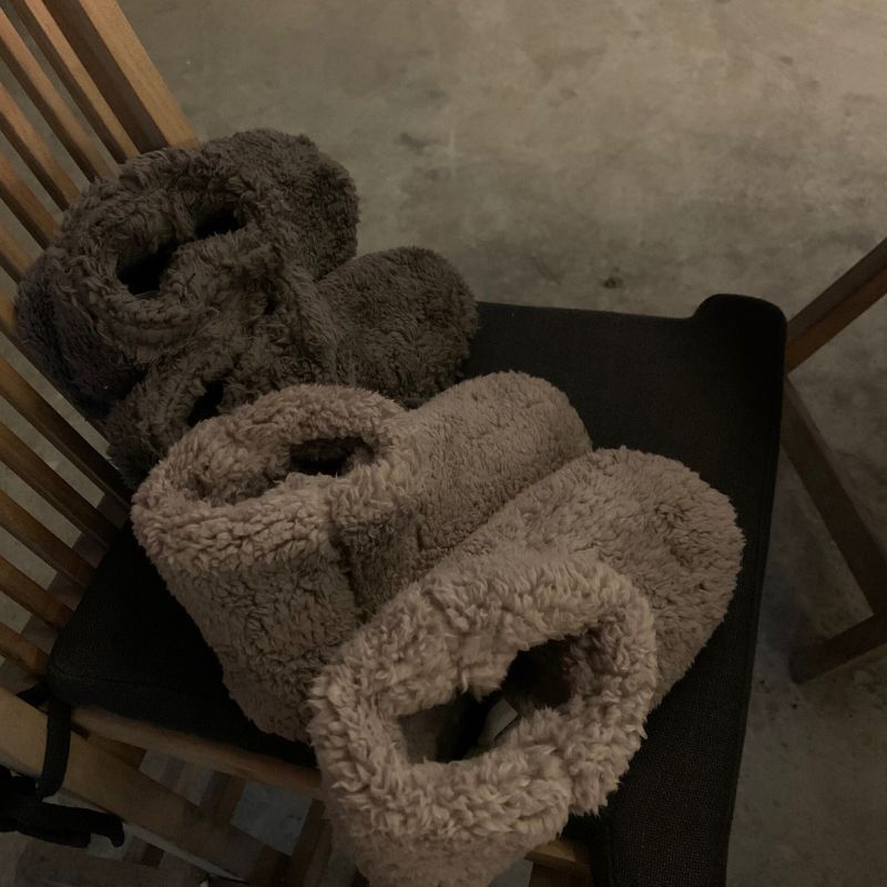 ユニセックス もこもこ ルームシューズ ブーツ kocol