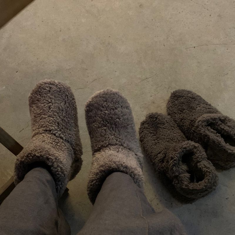 ユニセックス もこもこ ルームシューズ ブーツ kocol