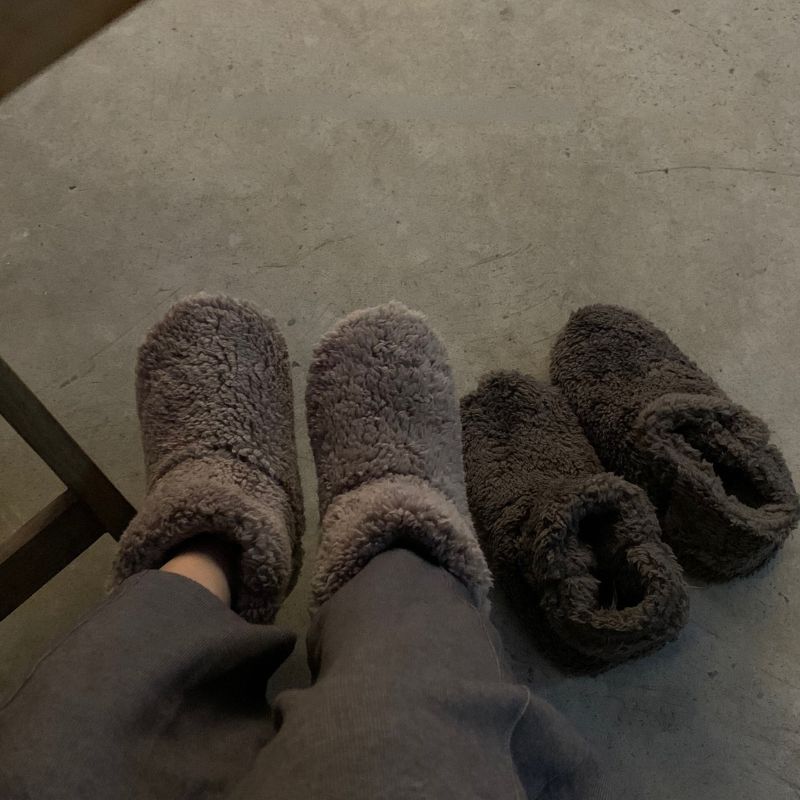 ユニセックス もこもこ ルームシューズ ブーツ kocol