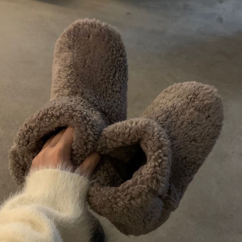 ユニセックス もこもこ ルームシューズ ブーツ kocol