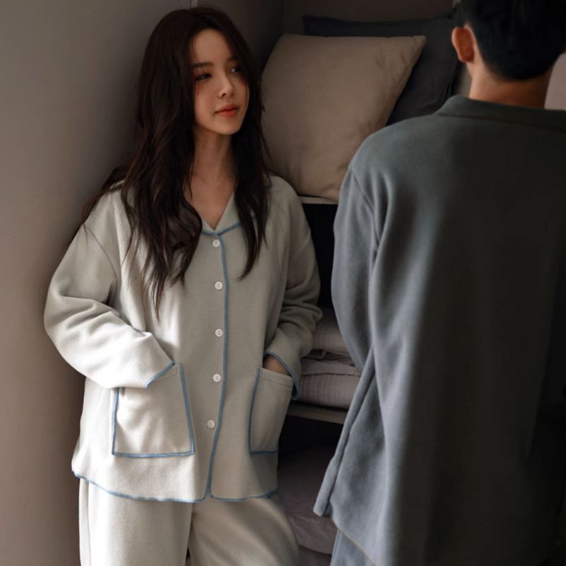 ユニセックス フリース 長袖パジャマ kocol