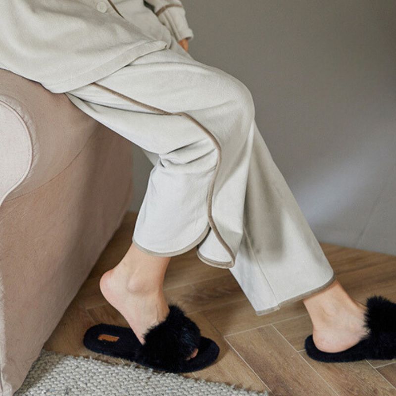 ユニセックス フリース 長袖パジャマ kocol