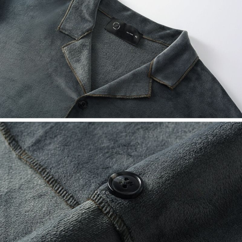 ユニセックス フリース 長袖パジャマ kocol