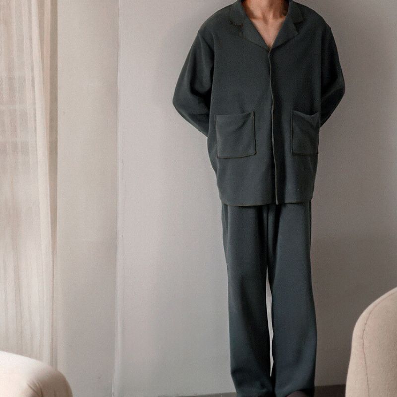 ユニセックス フリース 長袖パジャマ kocol