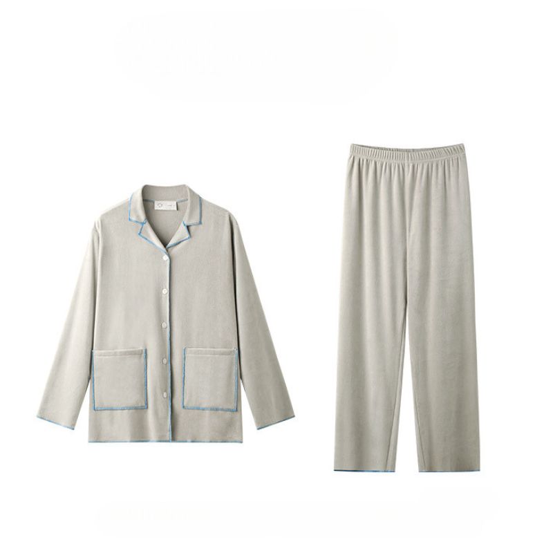 ユニセックス フリース 長袖パジャマ kocol