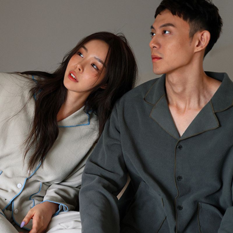 ユニセックス フリース 長袖パジャマ kocol