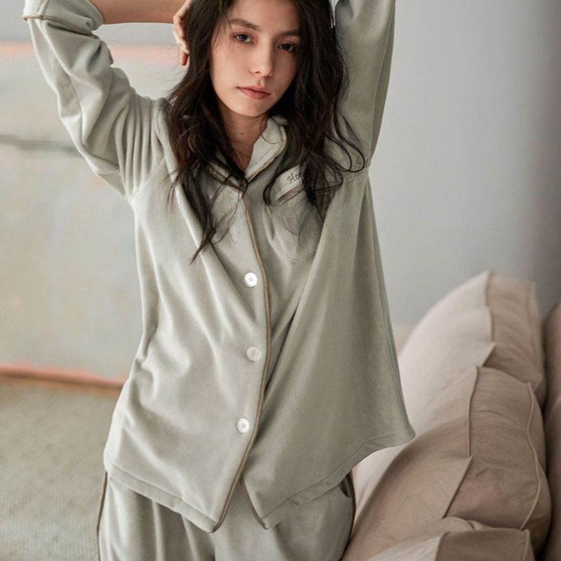 ユニセックス フリース 長袖パジャマ kocol