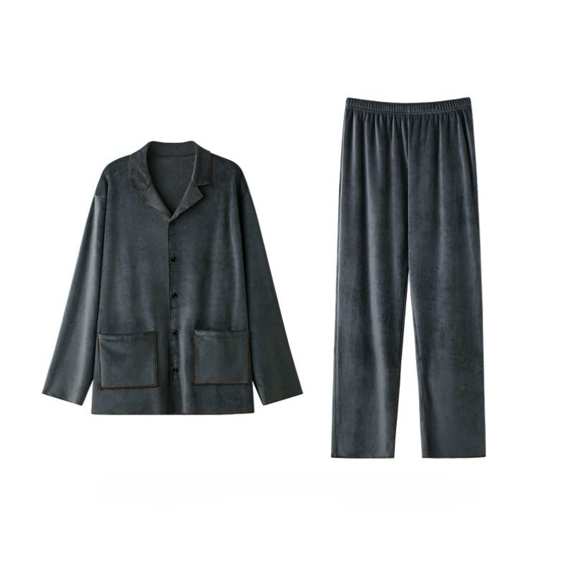 ユニセックス フリース 長袖パジャマ kocol