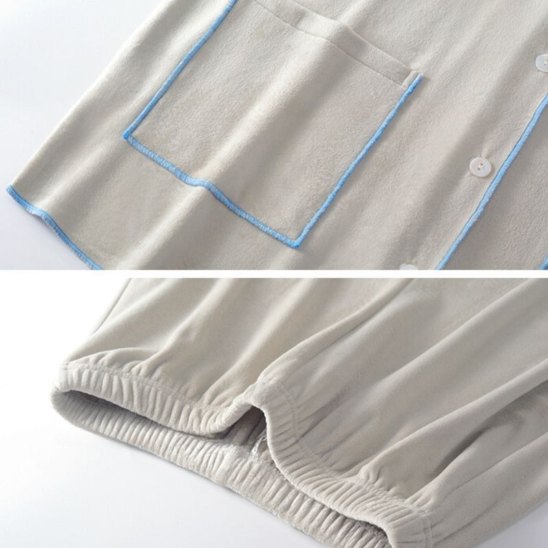 ユニセックス フリース 長袖パジャマ kocol