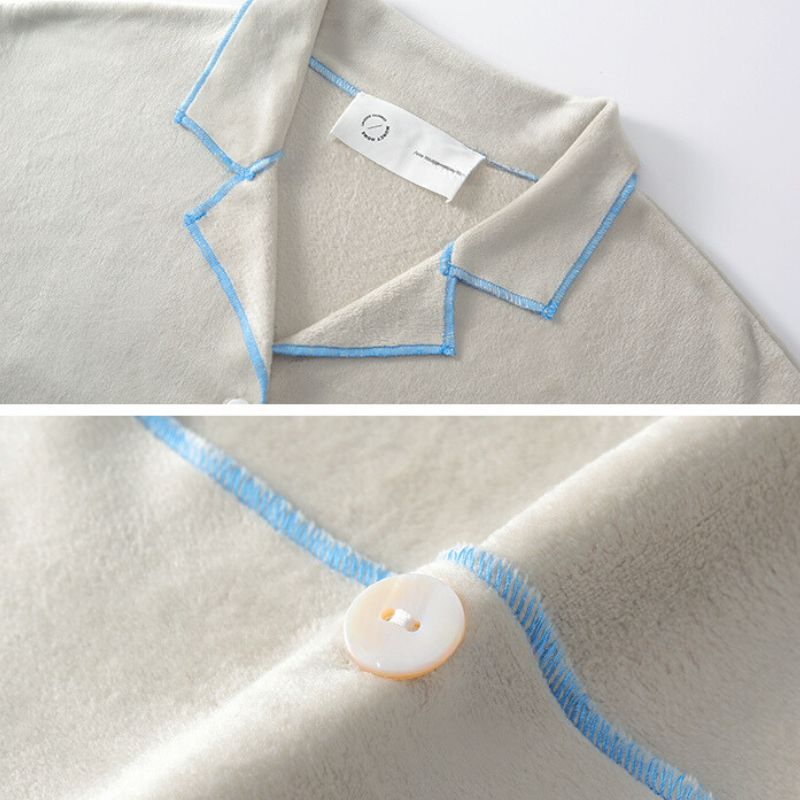 ユニセックス フリース 長袖パジャマ kocol