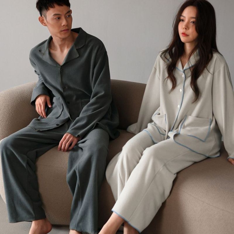 ユニセックス フリース 長袖パジャマ kocol