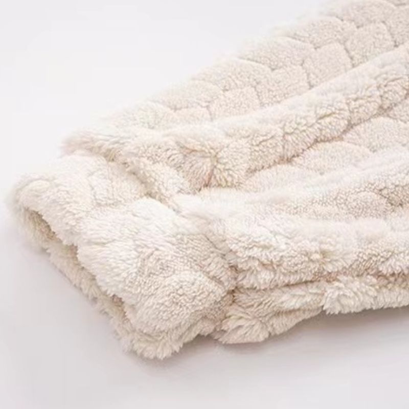 フード付き あったかフリース ローブ 着る毛布 kocol