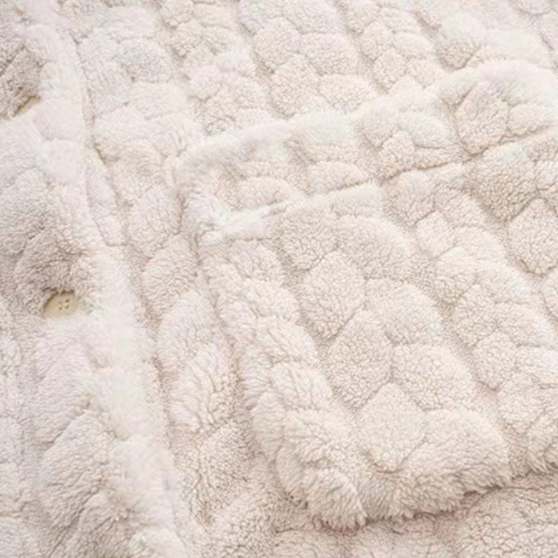 フード付き あったかフリース ローブ 着る毛布 kocol