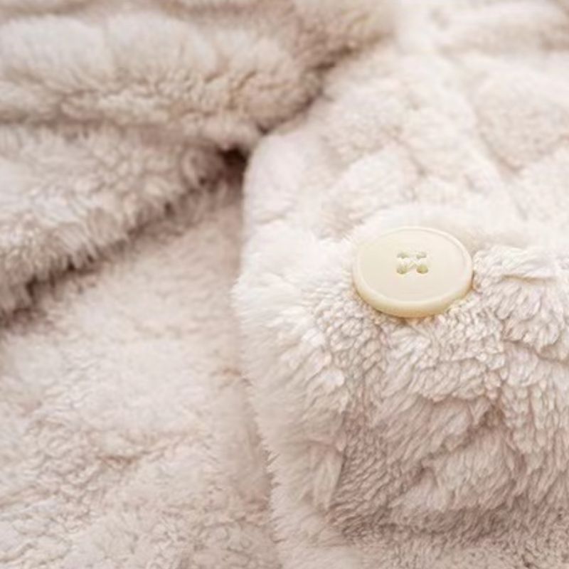 フード付き あったかフリース ローブ 着る毛布 kocol