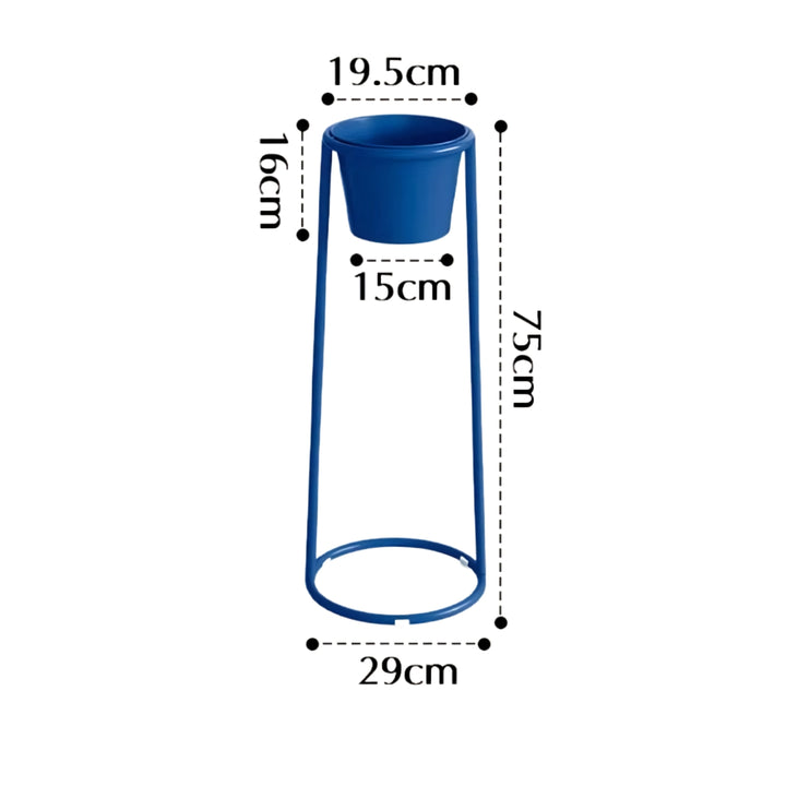 Slim High-Type Plant Stand - Klein Blue