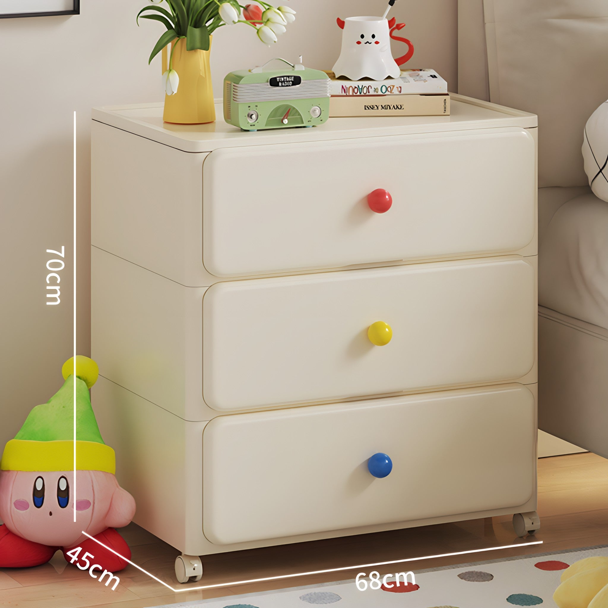 Pop Color Rolling Chest