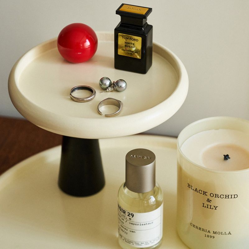 レトロモダン ラウンド2段トレイ kocol