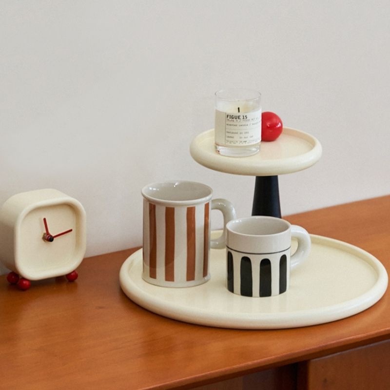 レトロモダン ラウンド2段トレイ kocol