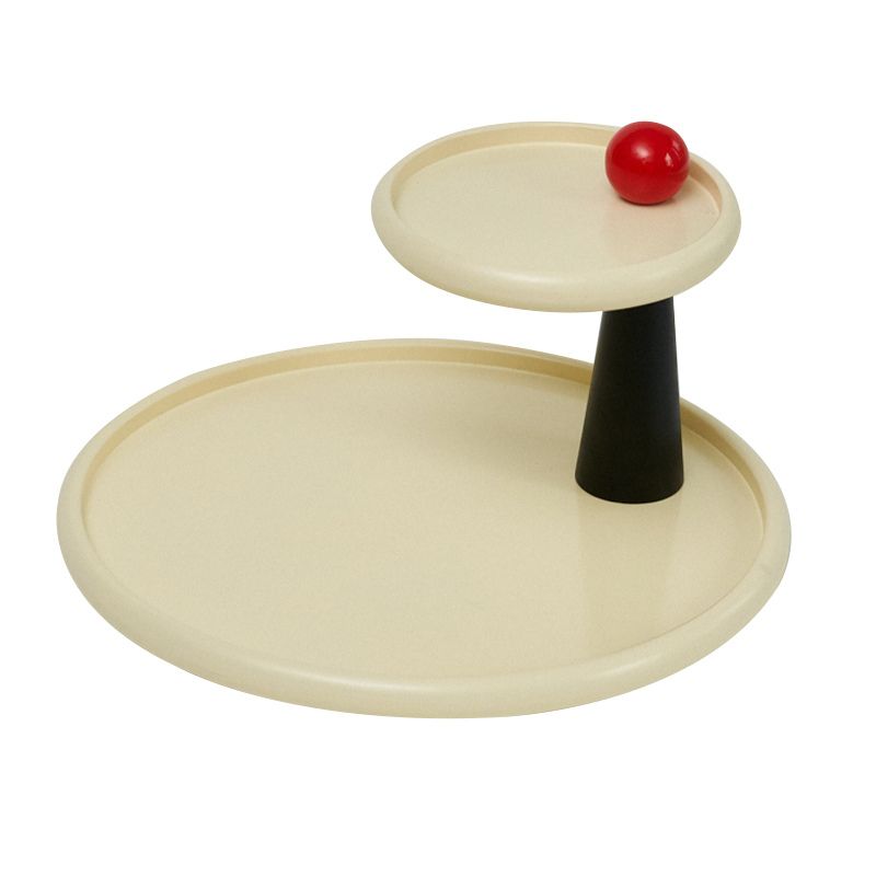 レトロモダン ラウンド2段トレイ kocol