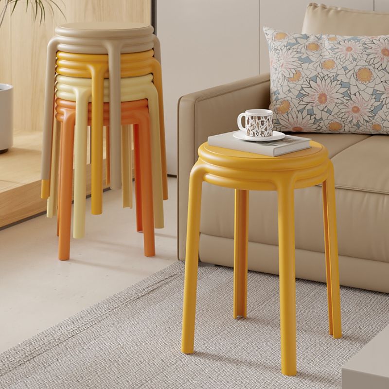 プラスチック スタッカブル カラフル スツール kocol