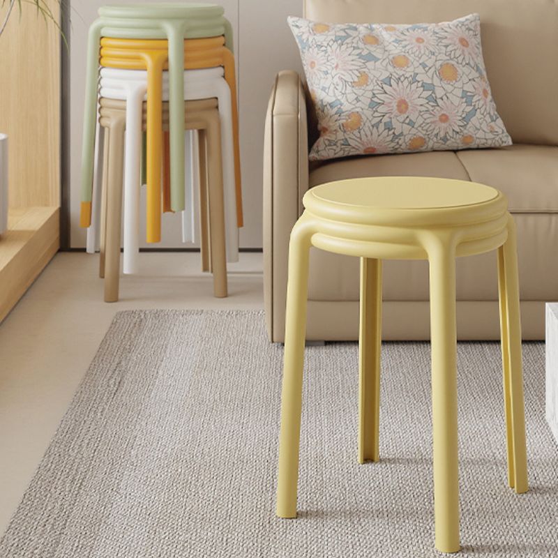 プラスチック スタッカブル カラフル スツール kocol