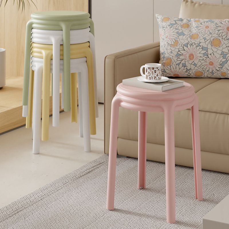 プラスチック スタッカブル カラフル スツール kocol