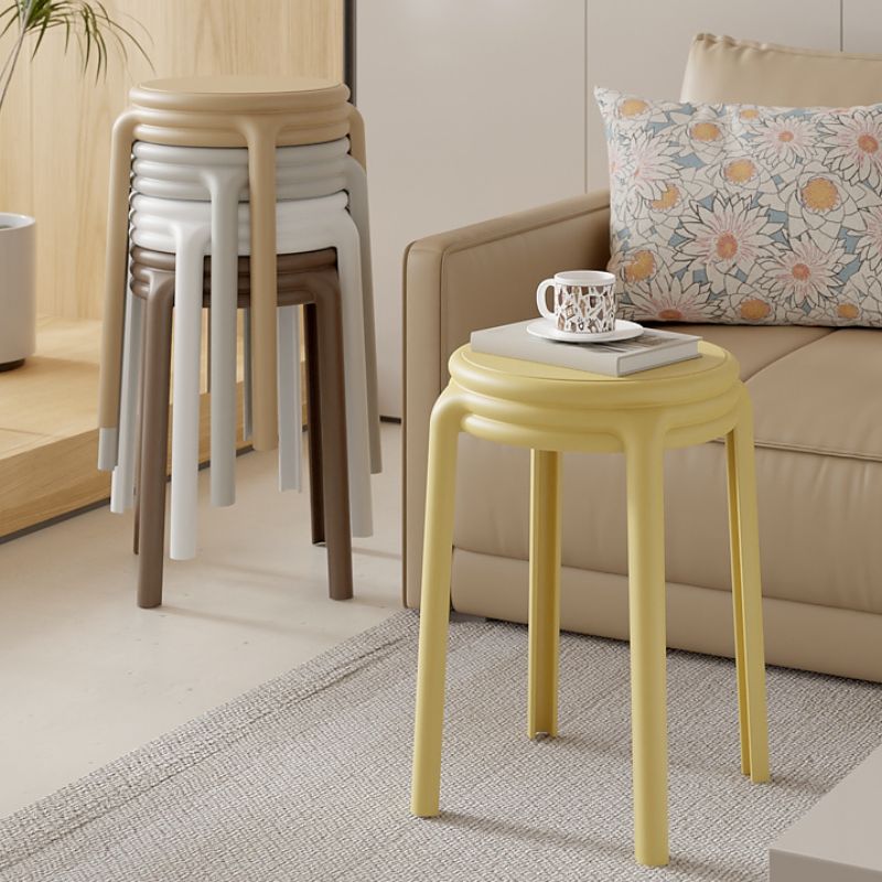 プラスチック スタッカブル カラフル スツール kocol