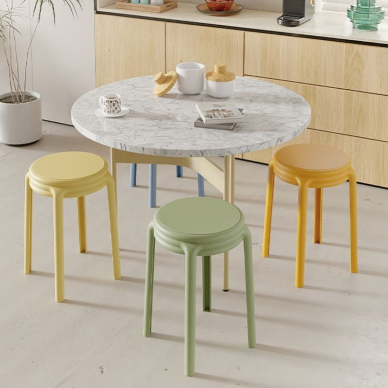 プラスチック スタッカブル カラフル スツール kocol