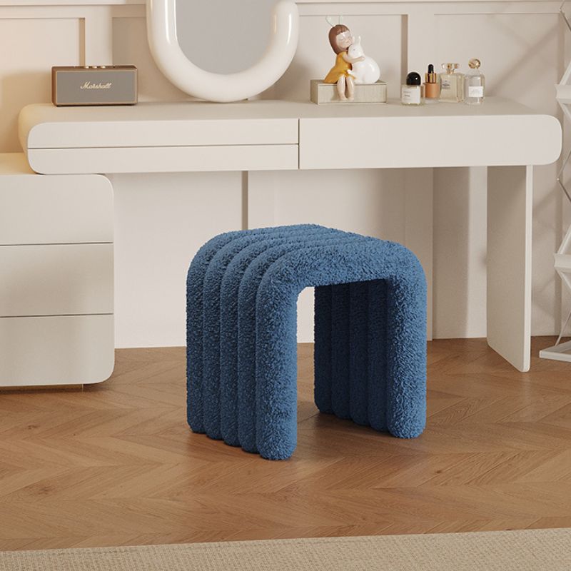 Colorful Velvet Arched Stool Ottoman