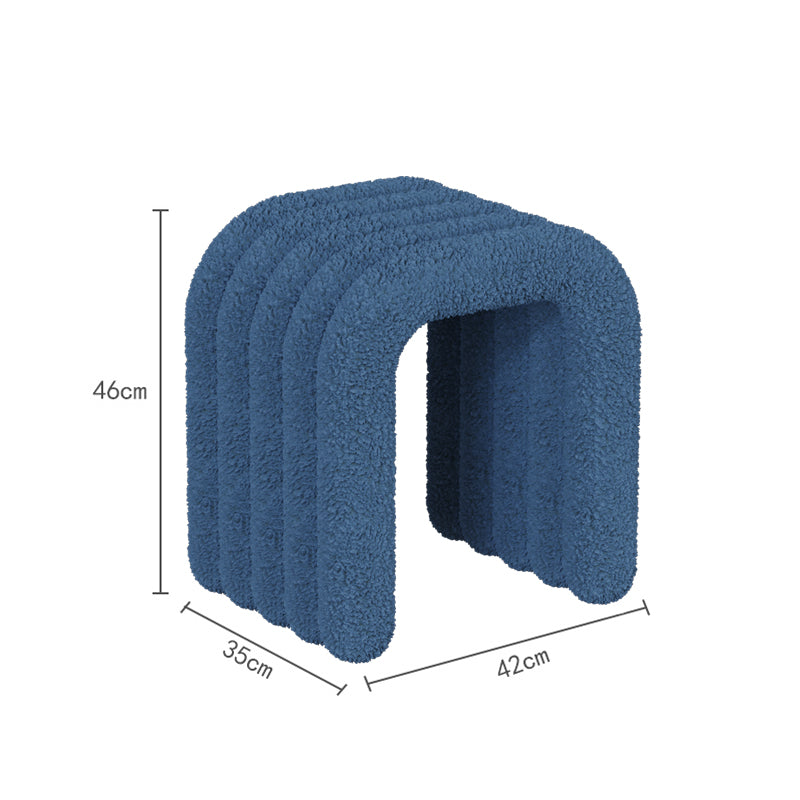 カラフル ベルベッド アーチ型 スツール オットマン kocol