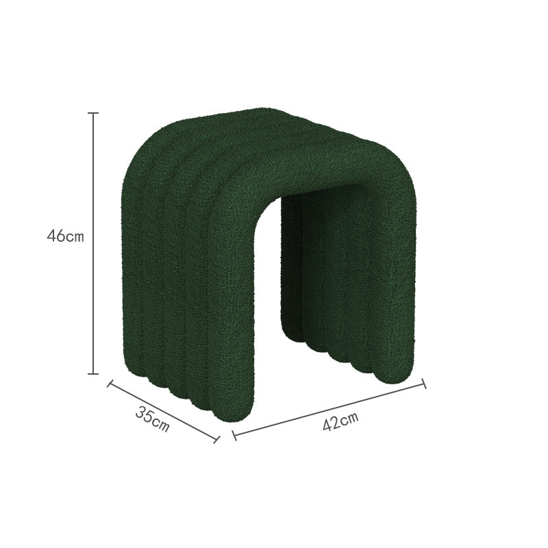 カラフル ベルベッド アーチ型 スツール オットマン kocol