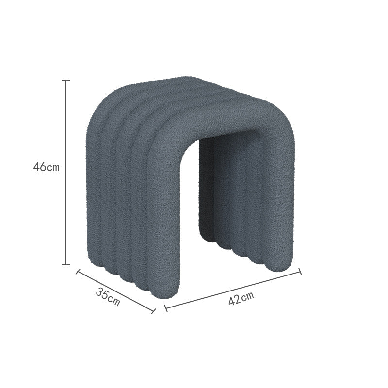 カラフル ベルベッド アーチ型 スツール オットマン kocol