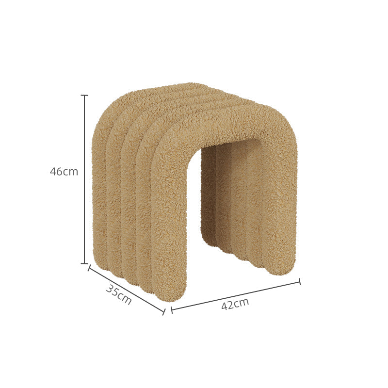 カラフル ベルベッド アーチ型 スツール オットマン kocol