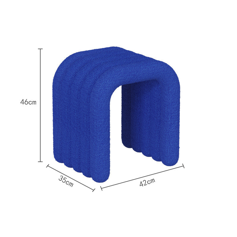 カラフル ベルベッド アーチ型 スツール オットマン kocol