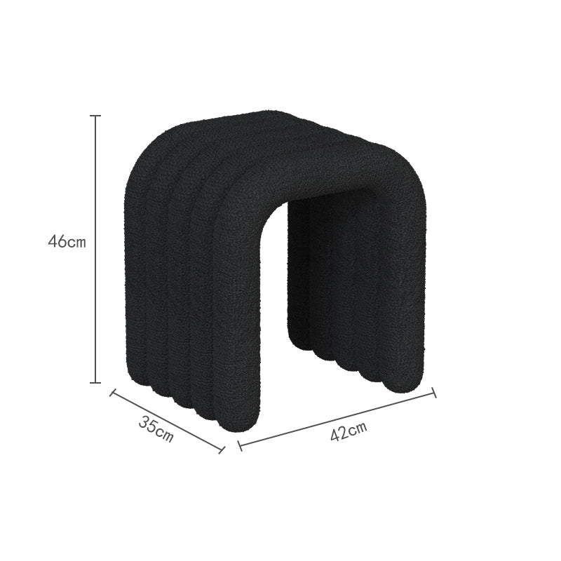 カラフル ベルベッド アーチ型 スツール オットマン kocol