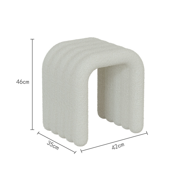 カラフル ベルベッド アーチ型 スツール オットマン kocol