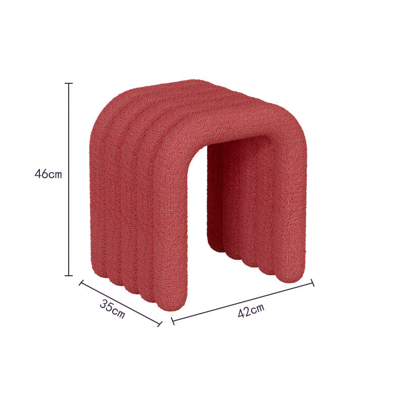 カラフル ベルベッド アーチ型 スツール オットマン kocol