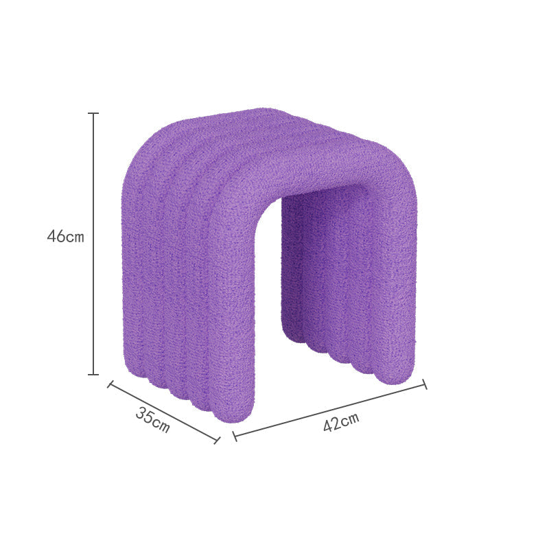 カラフル ベルベッド アーチ型 スツール オットマン kocol