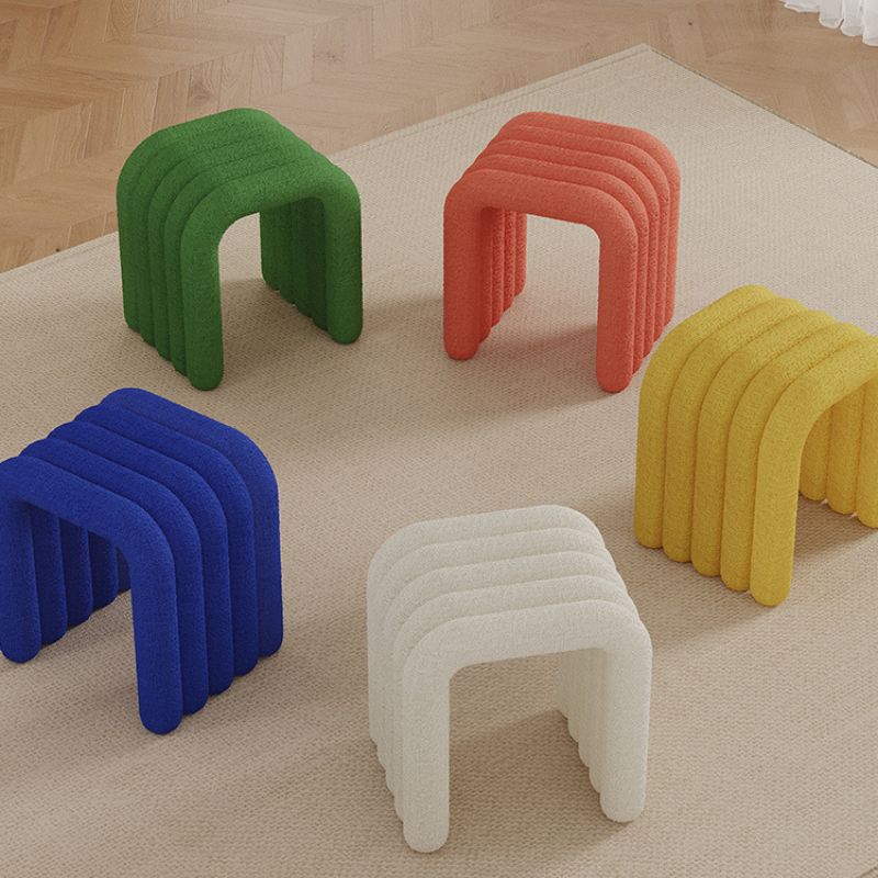 カラフル ベルベッド アーチ型 スツール オットマン kocol